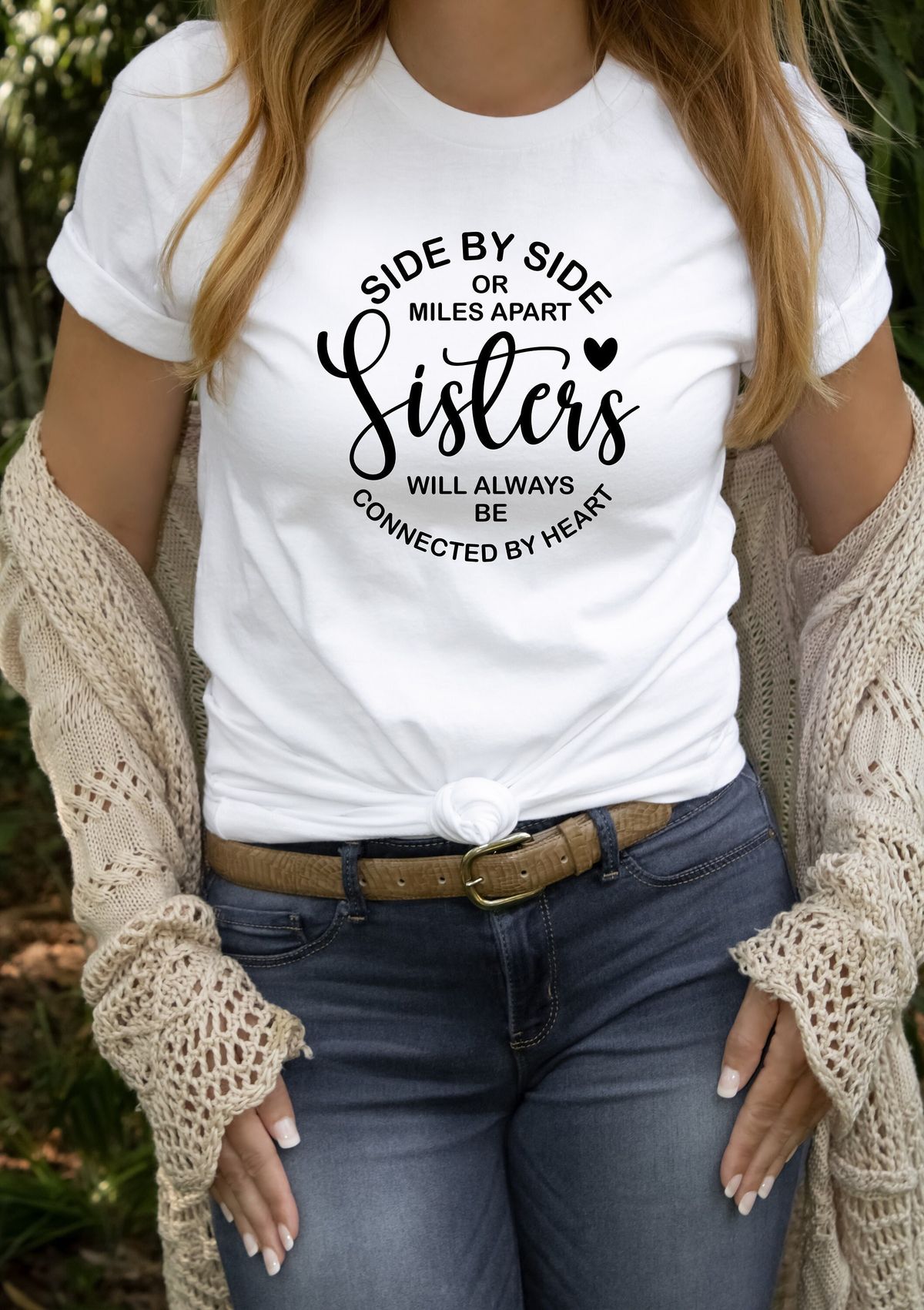 Best Sisters Sublimation T-Shirt (white)