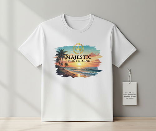 Polyester T-Shirt (White)