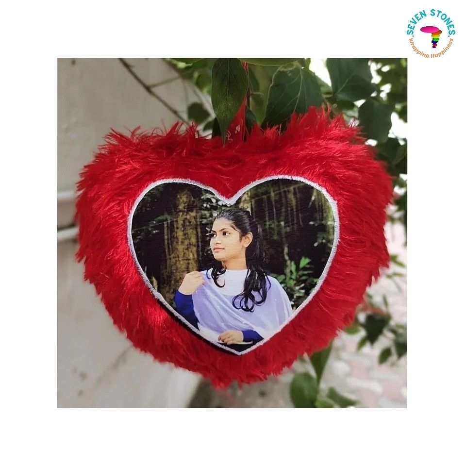 Heart-Shaped Sublimation Cushion