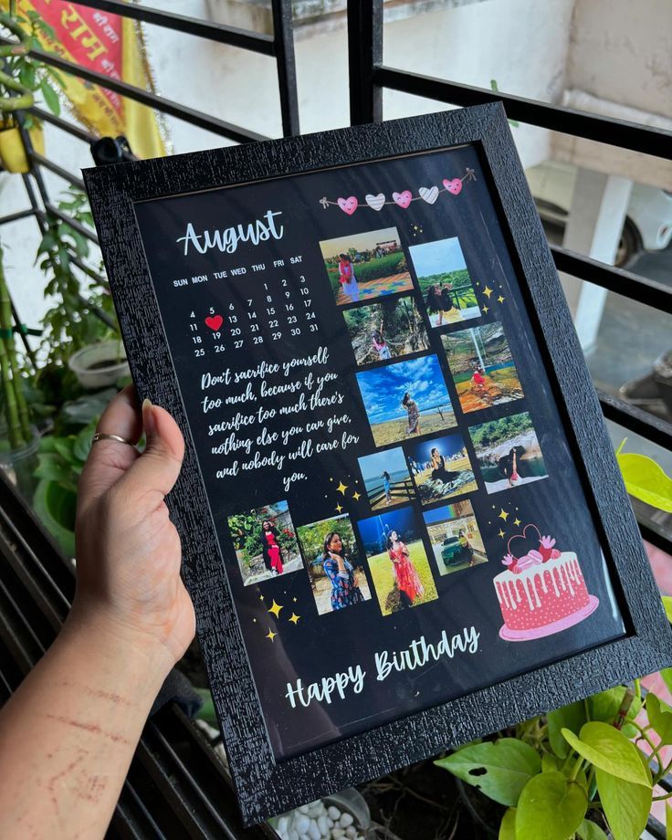Black Personalized Photo Frame