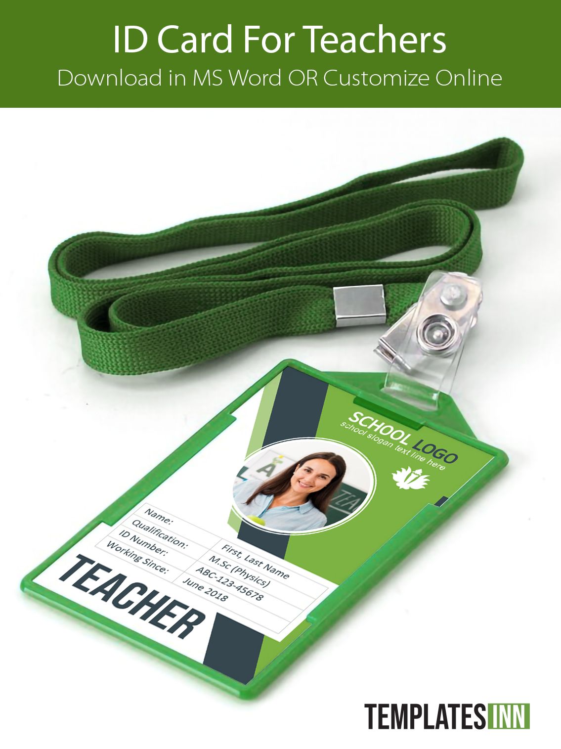 Staff / Teacher ID Card