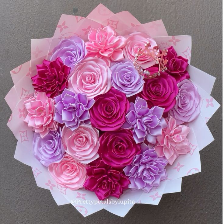 Handmade Ribbon Bouquet