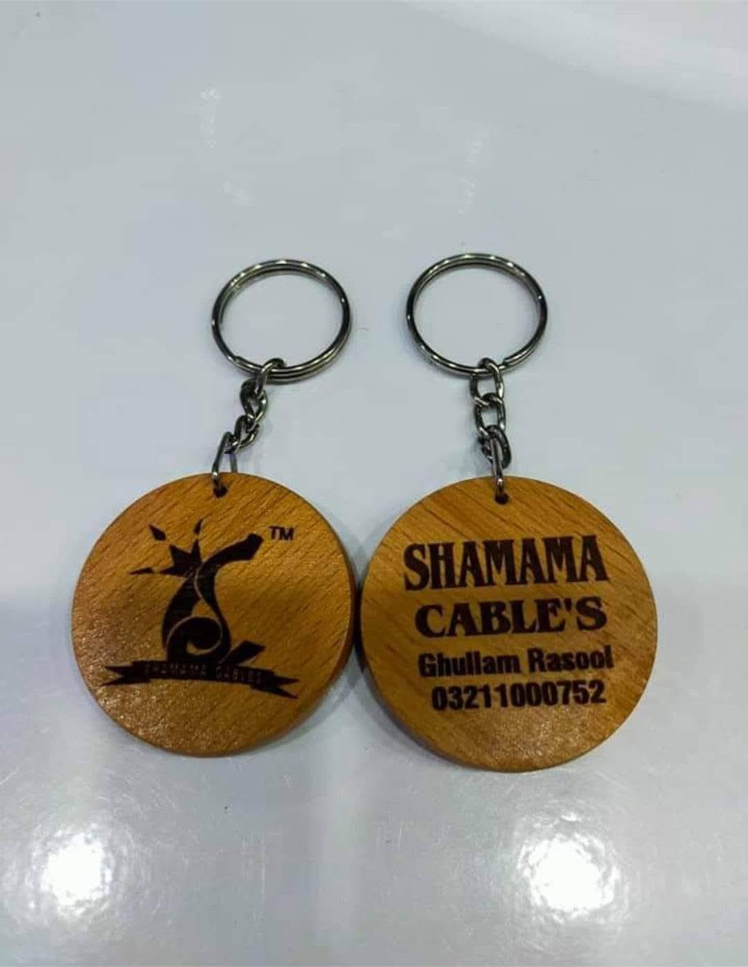 Print on demnd Keychains (Wooden)