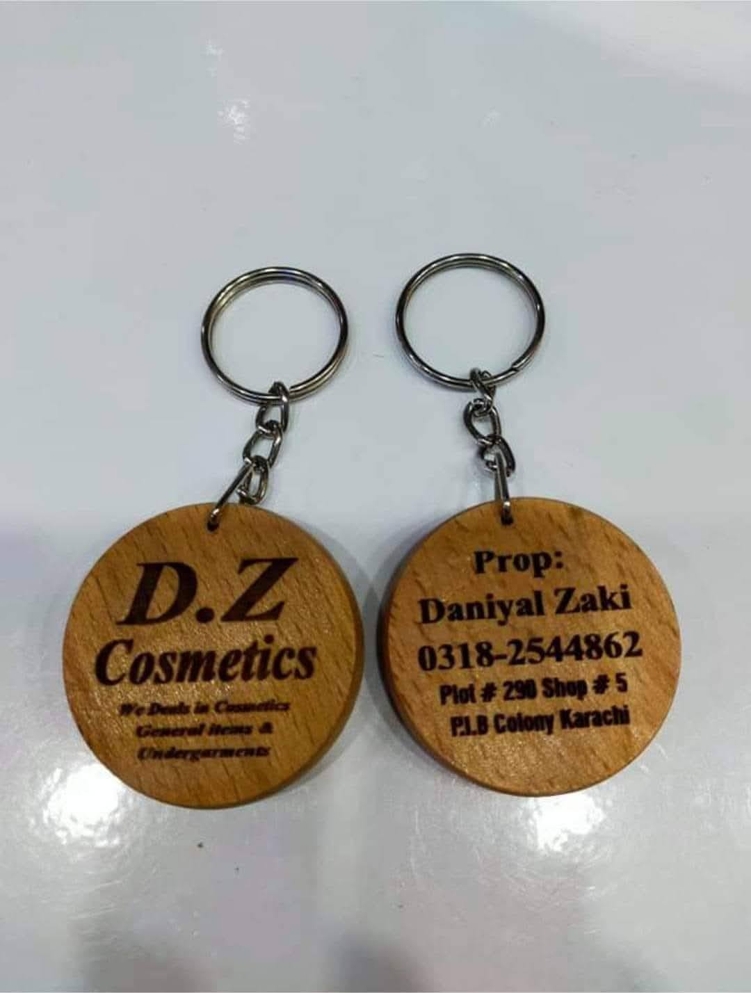 Wooden Keychain – Print-On-Demand
