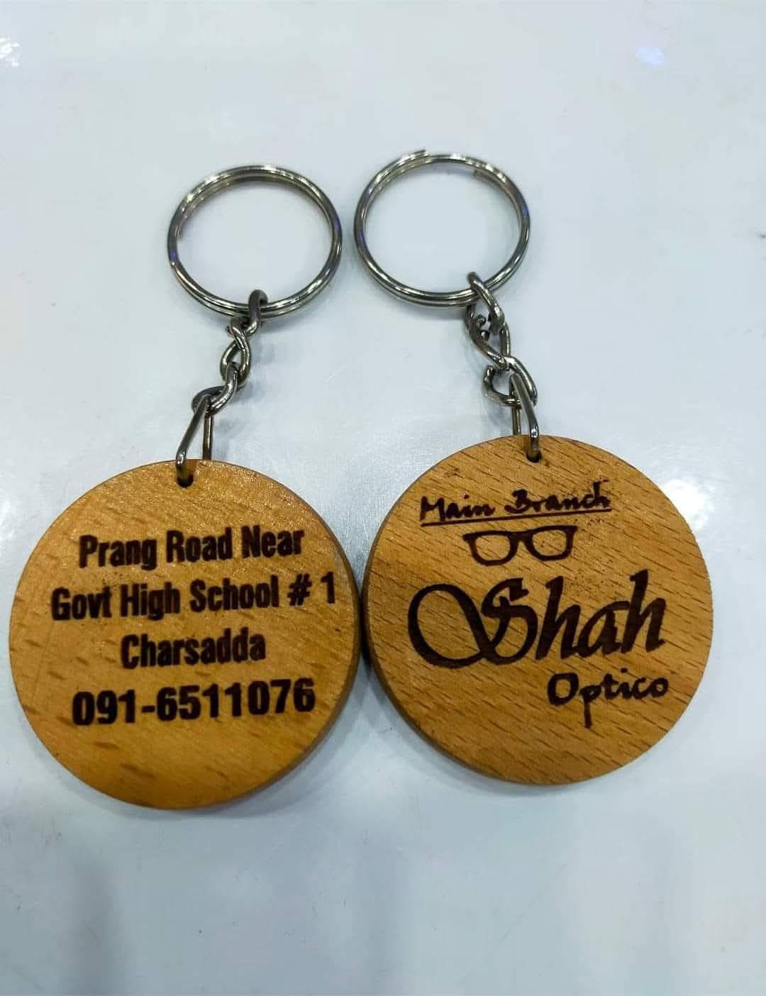 Wooden Keychain – Print-On-Demand