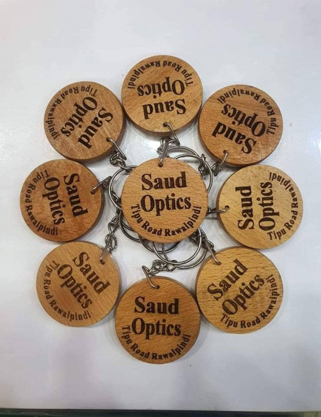 Wooden Keychain – Print-On-Demand