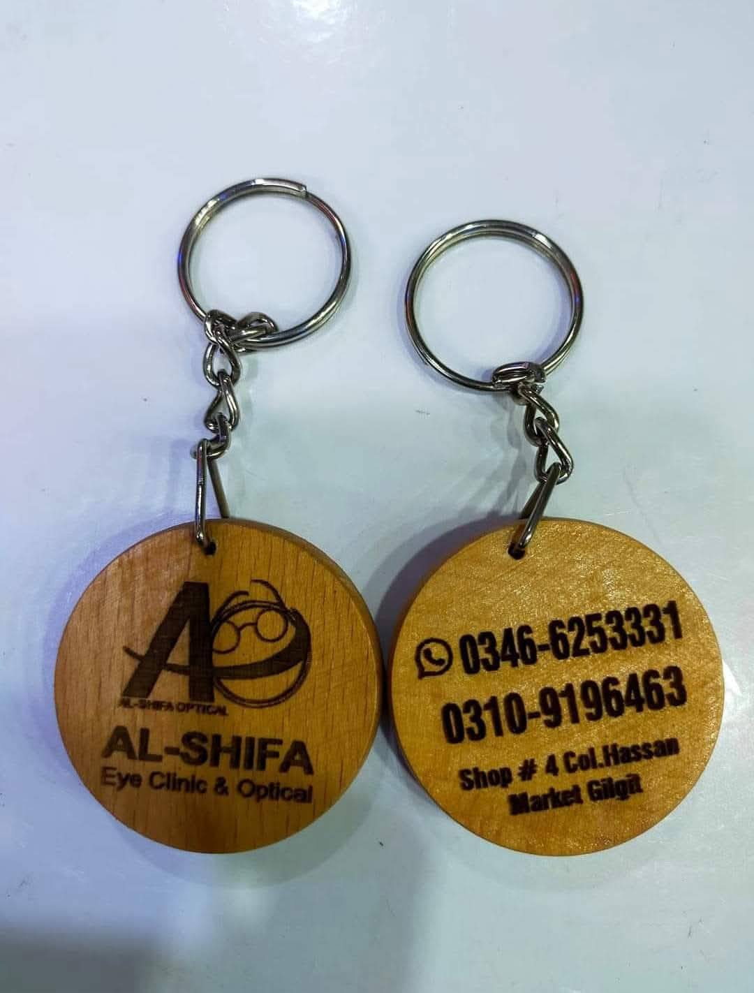Print on demnd Keychains (Wooden)