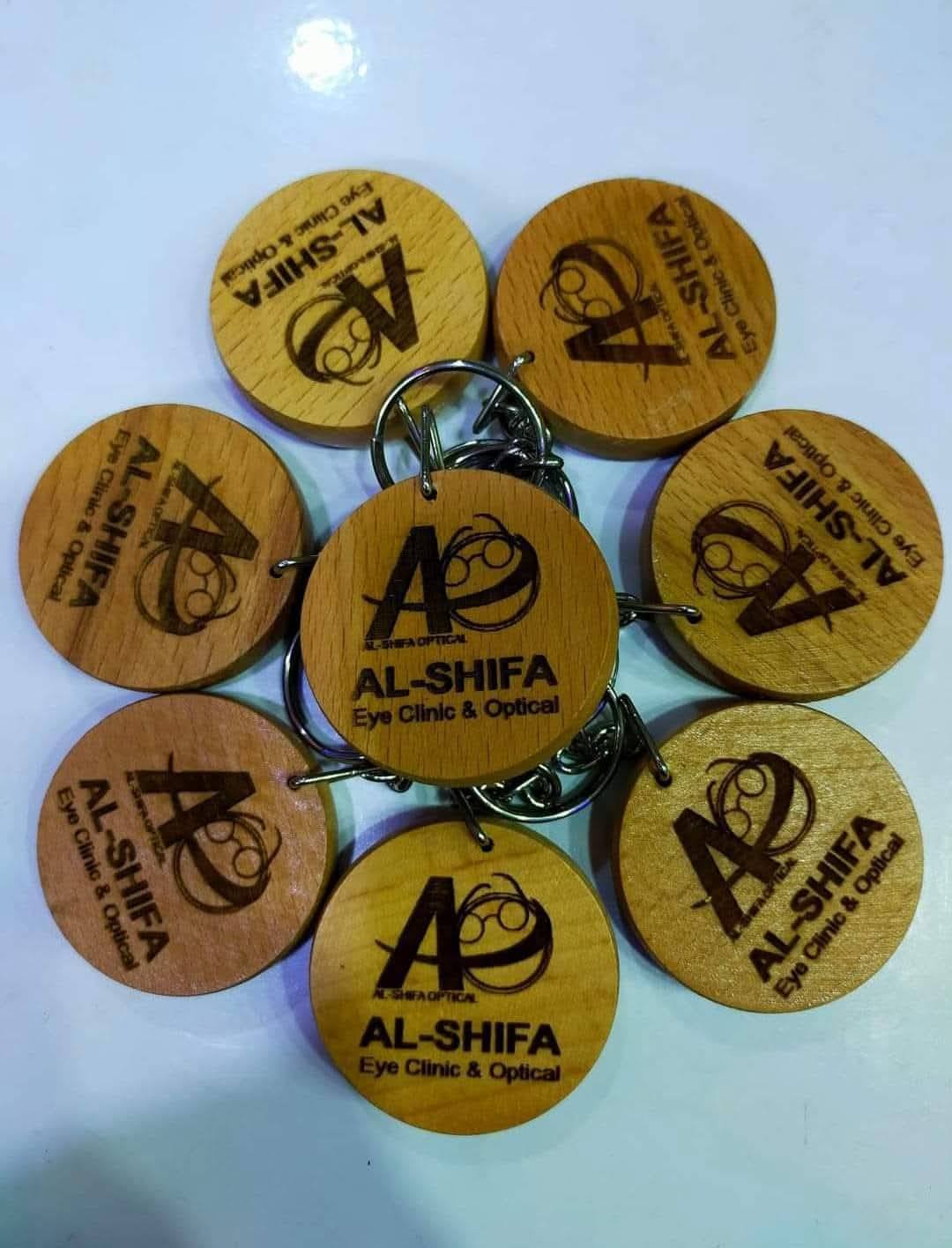 Print on demnd Keychains (Wooden)
