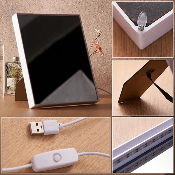 Custom LED Mirror Frame Lamp ll Customized Picture Photo Frame with Light