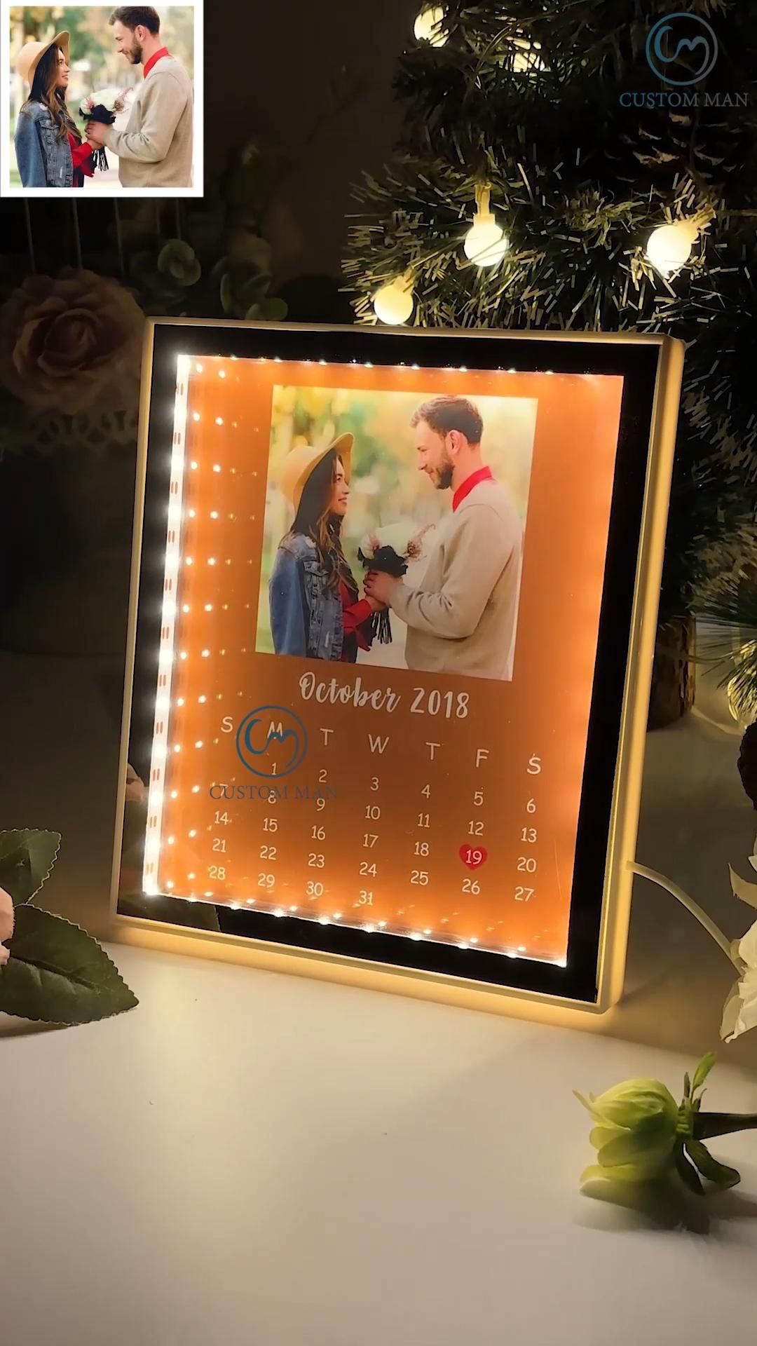 Custom LED Mirror Frame Lamp ll Customized Picture Photo Frame with Light