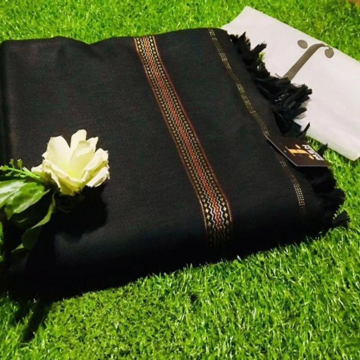 Shawls for Boys Customized (Black)