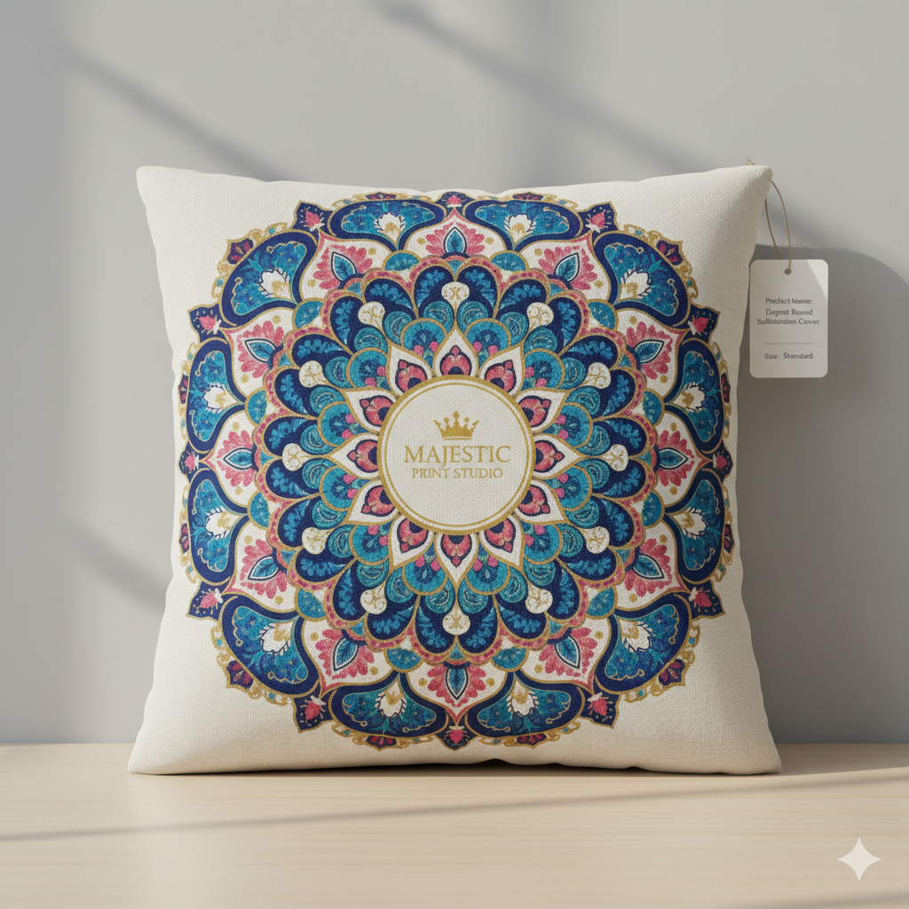 White Plain Sublimation Cushion