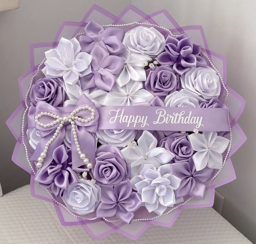 Handmade Ribbon Bouquet