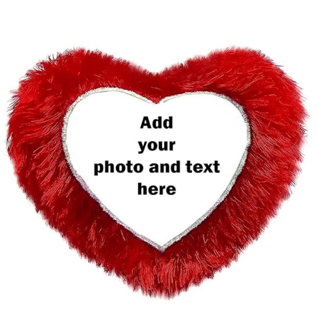 Heart-Shaped Sublimation Cushion