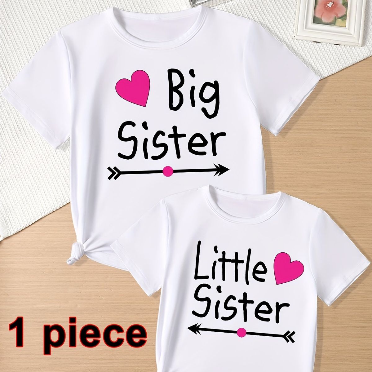 Best Sisters Sublimation  T-Shirt  (white)